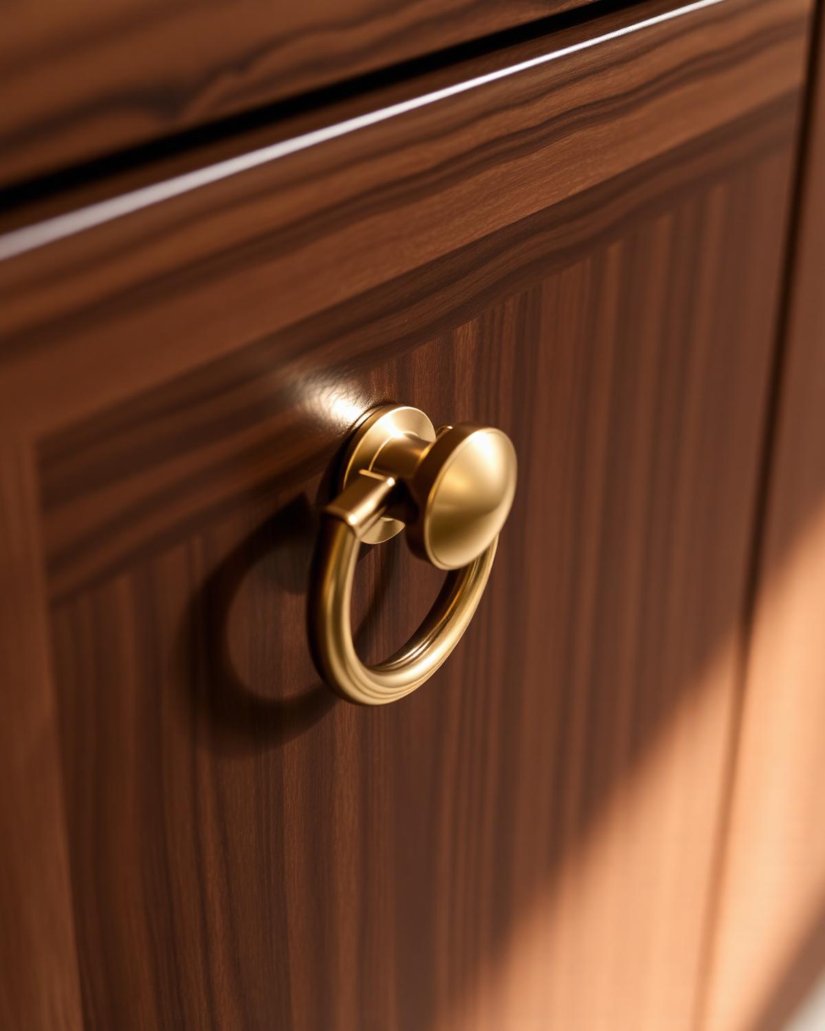 Fluted Walnut Detail